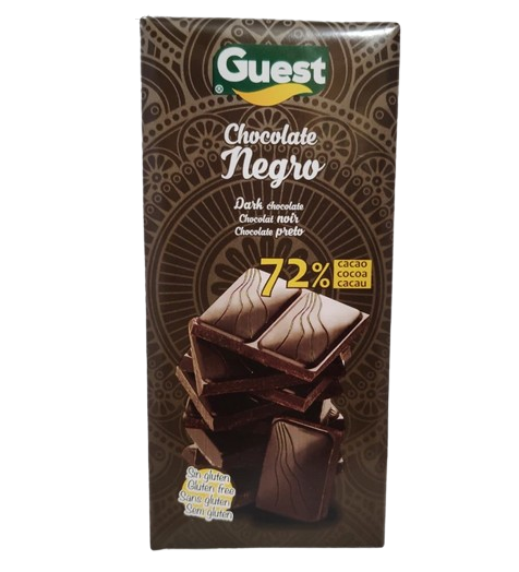 Chocolate Negro 100 grs. 72%