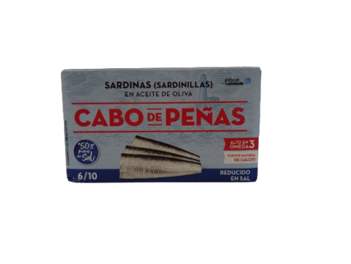 Sardinillas Aceite Oliva Bajo en Sal