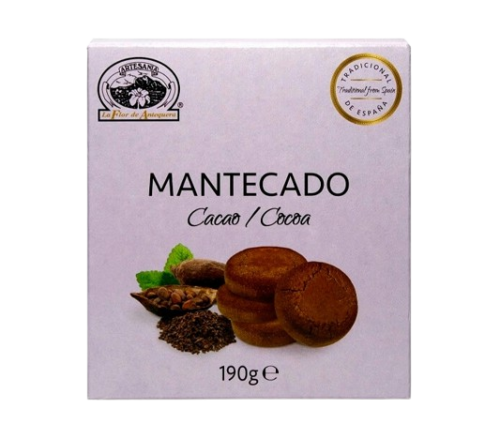 Mantecado Cacao Flor de Antequera