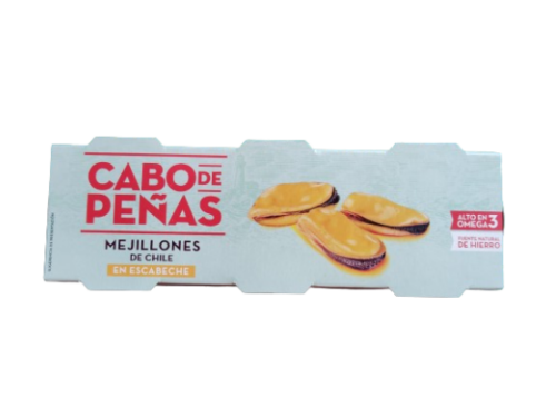 Mejillones Escab. Pack-3 Chile