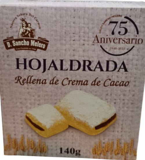 Hojaldrada Rellena de Crema de Cacao