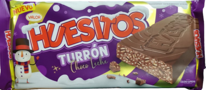 Huesitos turron choco leche