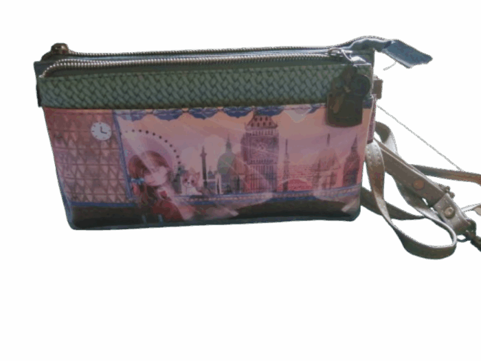 Cartera con correa multibolsillos