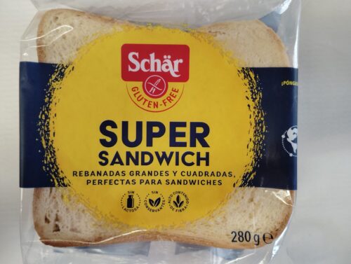 SUPER SANDWICH SIN GLUTEN SIN LACTOSA