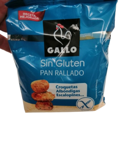 Pan rallado sin gluten