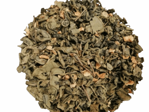 Te verde de jengibre y limon