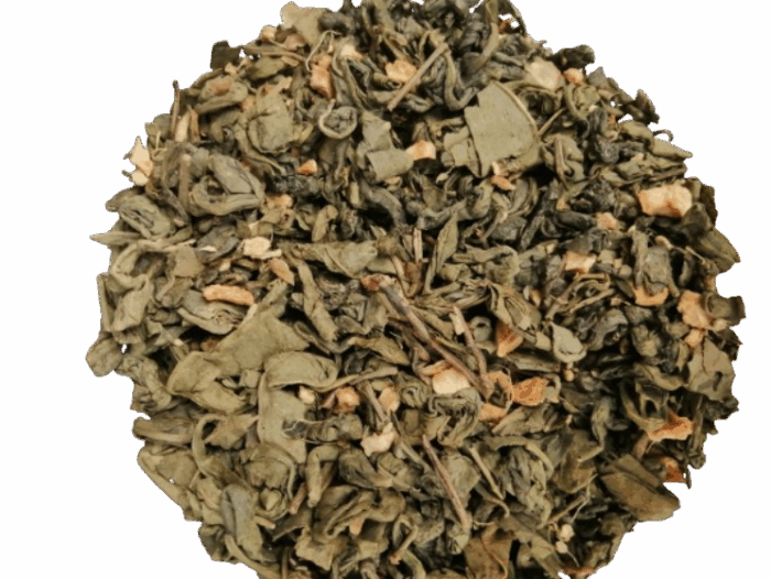 Te verde de jengibre y limon