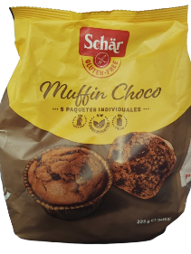 MUFFIN CACAO SIN GLUTEN SIN LACTOSA