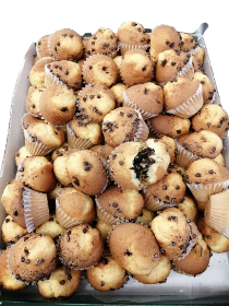 mini muffin rellenos de cacaco