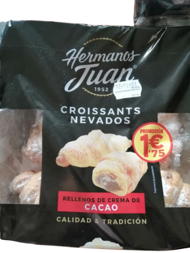 CROISSANTS NEVADOS RELLENOS CACAO