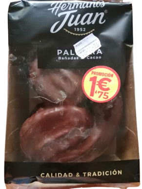 PALMERA BAÑADA EN CACAO