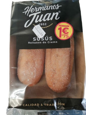 SUSUS RELLENOS DE CREMA